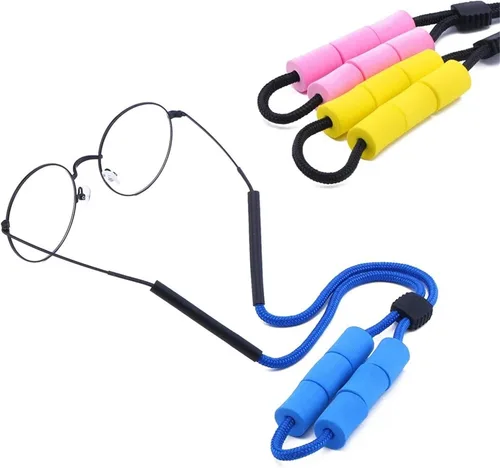 Vista 2 de Correa de gafas para deportes 6pcs natación deportes flotante espuma gafas cordón