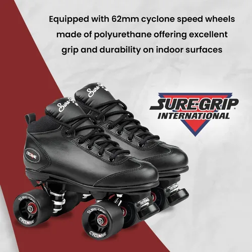 Vista 3 de Sure-Grip Cyclone Roller Patín Negro