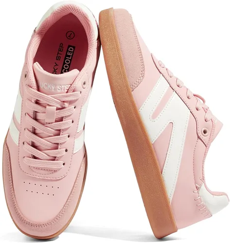 Vista 31 de LUCKY STEP Zapatillas de moda con suela de goma retro para mujer