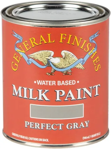Vista 21 de General Finishes Pintura de leche a base de agua, 1 pinta, blanco antiguo