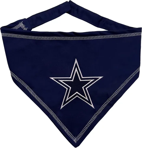 Vista 24 de Pets First NFL Buffalo Bills Banda Anudable para Mascotas, Pequeño/Mediano. Bandana, Bufanda y Babero para Perro y Gato. La Bandana Definitiva