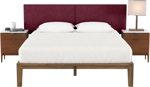 Vista 106 de Jaxx Panelist - Cabecero acolchado moderno, juego de 4 paneles para montar en la pared (cada uno de 11.25 x 30 pulgadas), tamaño Queen