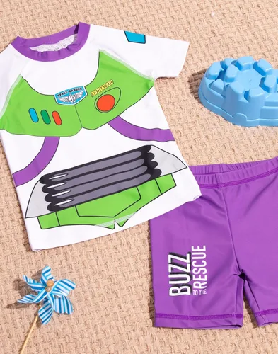 Vista 2 de Disney Toy Story Buzz Lightyear - Traje de baño de dos piezas para niños