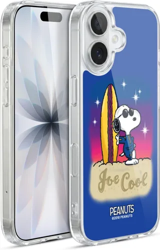 Vista 48 de Head Case Designs Funda de gel con licencia oficial de Peanuts Beach Surf Snoopy Boardwalk Airbrush [protección de grado militar] compatible
