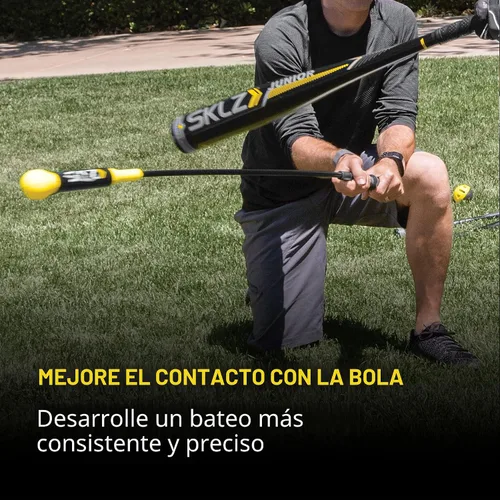 Vista 3 de SKLZ Hitting Stick Batting Swing Trainer for Baseball and Softball, One-on-One Coaching Tool for Ball Contact, Hand-Eye Coordination, and Bat Speed