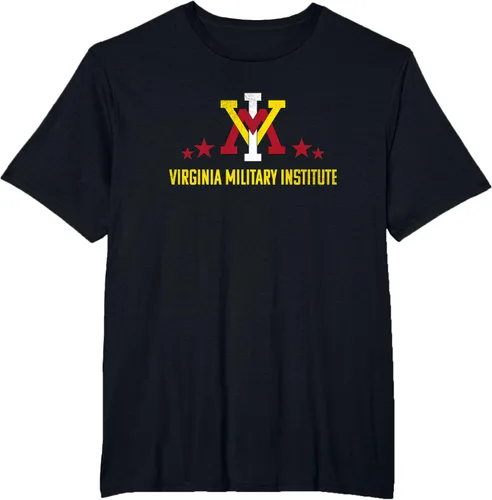 Vista 15 de Virginia Military Institute VMI Keydets Logo Camiseta, Negro