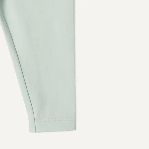 Vista 4 de Amazon Essentials x Sofia Grainge - Leggings unisex de algodón transpirable hasta el tobillo, paquete de 3 Azul / Rayas