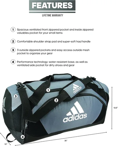 Vista 2 de adidas Team Issue II - Bolsa de lona mediana