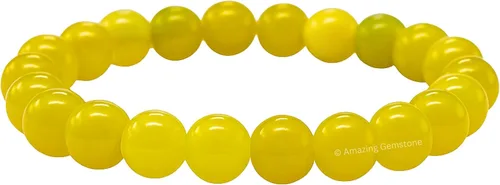 Vista 358 de Amazing Gemstone Crystal Bracelet for Women Men's Gifts - Protection Healing Crystal Bracelet - 8mm Gemstone Beaded Stretchable Bracelet Pulseras