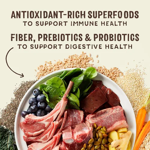 Vista 6 de Stella & Chewy's SuperBlends Raw Blend - Receta de carne de res alimentada con pasto, hígado de res y cordero con superalimentos, bolsa de 3.25