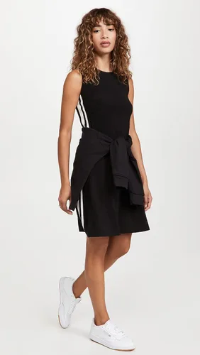 Vista 5 de Norma Kamali Vestido sin mangas con rayas laterales para mujer