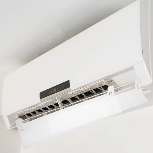 Vista 4 de Levemolo Aire acondicionado Parabrisas Accesorios de aire Deflector de ventana Ventana Ventilación Deflector de ventilación de aire Ac Ala de aire