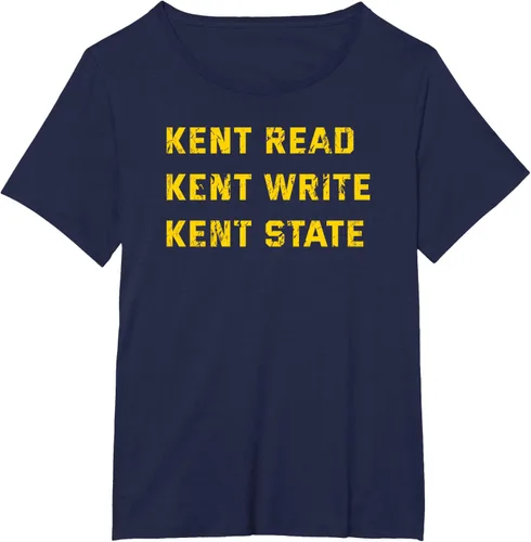 Vista 4 de University Apparel Kent Read, Kent Write, Kent State - Camiseta, Azul / Patchwork, S