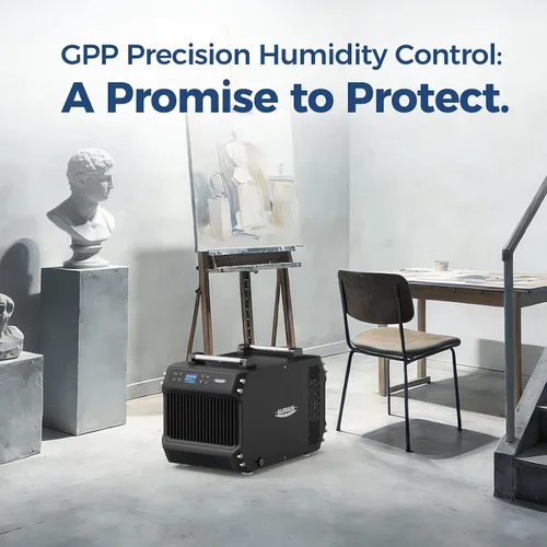 Vista 2 de ALORAIR 180 PPD Dehumidifier with Pump for Crawl Space and Basement Descongelación automática, inicio de memoria, hasta 2,300 pies cuadrados. Ft.