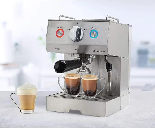 Vista 5 de Capresso Cafe Select - Máquina profesional de café espresso y capuchino de acero inoxidable