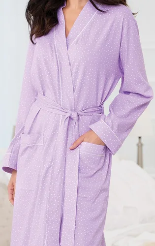 Vista 3 de PajamaGram Long Bathrobes For Women - Womens Cotton Robe, 100% Cotton