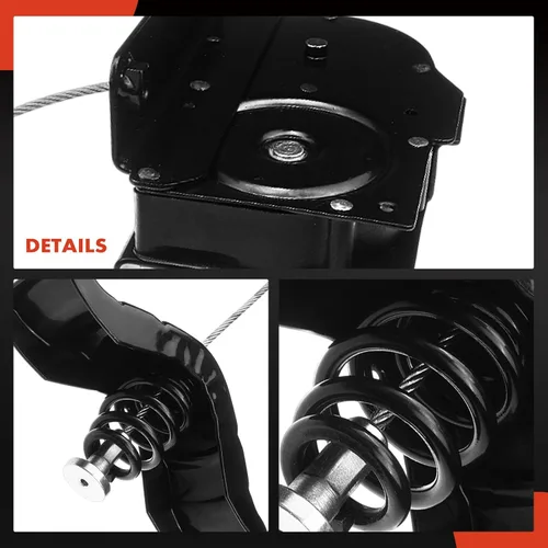 Vista 8 de A-Premium Conjunto de Elevador de Neumático de Repuesto Cabrestante Portador Soporte Compatible con Ford F150 1997-2003, F250 1997-1999, F250 HD