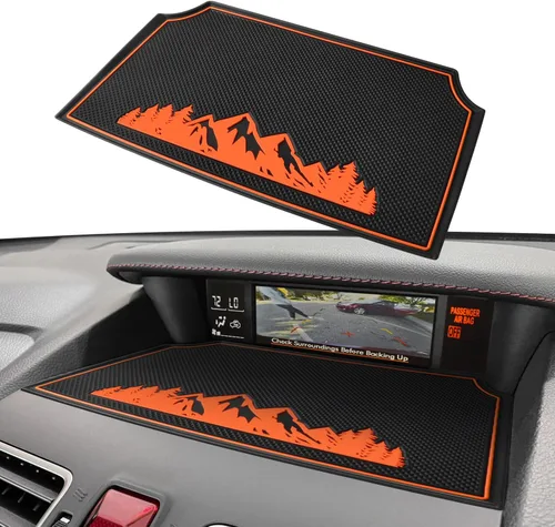 Vista 11 de Alfombrilla de salpicadero para accesorios Subaru Crosstrek 2012-2017, Forester 2014-2018, Impreza XV 2012-2016, almohadilla interior antideslizante