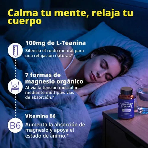 Vista 3 de Magnesium Complex for Stress, Sleep & Muscle Recovery