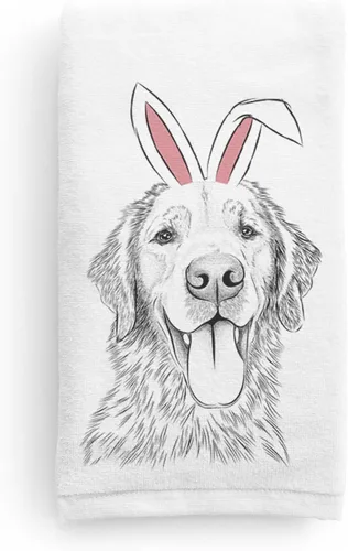 Vista 10 de Inkopious Bare Golden Retriever - Toalla de mano decorativa para baño y cocina