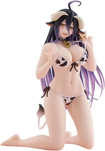 Vista 9 de QAHEART Figuras de Albedo Figura de Shalltear Bloodfallen de Anime Figura de PVC Modelo de Anime Figura de Acción Ornamentos para Fans 20CM/7.87IN