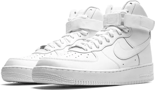 Vista 2 de Nike Hombres Air Force 1 High '07 CW2290 111 Triple Blanco - Talla 7.5, BlancoBlanco