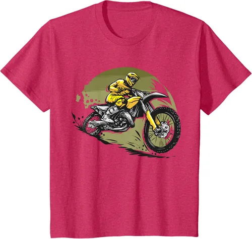 Vista 83 de Camiseta de motocross Supermotard Enduro, Negro, S