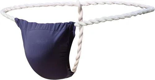 Vista 9 de Tanga de seda de hielo para hombre, de tiro bajo, ajustado, ropa interior suave Negro