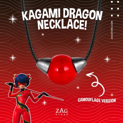 Vista 5 de ZAG STORE - Milagrosa mariquita - Collar de dragón Kagami