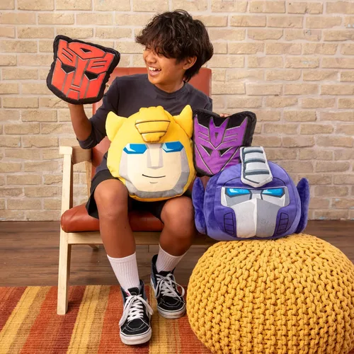 Vista 6 de Club Mocchi-Mocchi - Peluche de Transformers - Autobot Plush - Juguetes transformadores - Juguetes de transformadores de El ascenso de las bestias