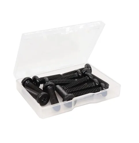 Vista 6 de cSeao Tornillos de cabeza Allen con llave hexagonal, color negro, 1/4-20 x 1-1/2 pulgadas, 12