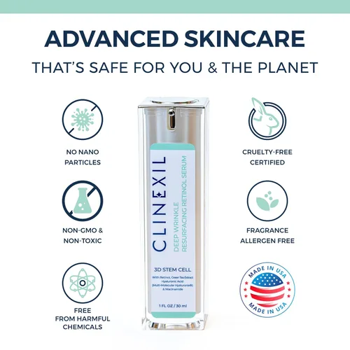 Vista 7 de Suero de colágeno con retinol antienvejecimiento para rostro: retinol encapsulado al 1%, niacinamida y ácido hialurónico, mejora las arrugas
