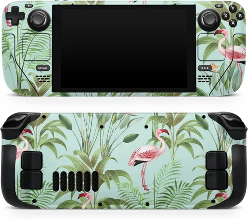 Vista 21 de Design Skinz - Compatible con Steam Deck - Calcomanía protectora de vinilo extraíble resistente a los arañazos - Micro anclajes verde azulado