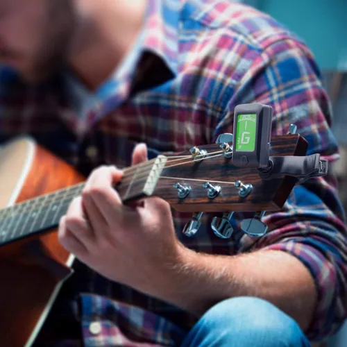 Vista 7 de Cejilla de guitarra con afinador, afinador de clip, accesorios de guitarra, ukelele eléctrico acústico y más