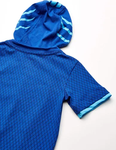 Vista 2 de PJ Masks Boys' Gekko and Catboy Costume Hoodie Sweatshirt with Mesh Mask