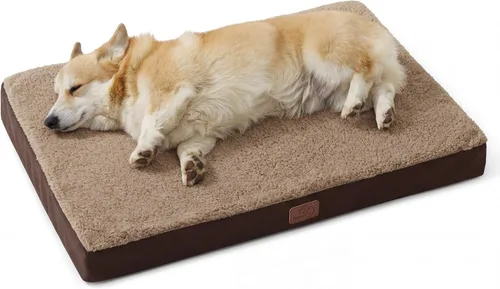 Vista 10 de Bedsure - Cama ortopédica pequeña para perros chicos, impermeable, con funda extraíble lavable, tapete de espuma con forma de huevera para mascotas