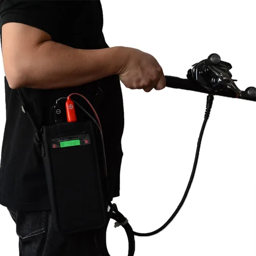 Vista 2 de Batería de carrete eléctrico de gran capacidad. Compatible con carrete de pesca eléctrico Daiwa y Shimano. Es la mejor opción para tu pesca durante