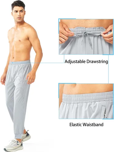 Vista 4 de NORTHYARD Pantalones deportivos para correr para hombre, ligeros, de secado rápido, para gimnasio, deportes activos, entrenamiento en pista