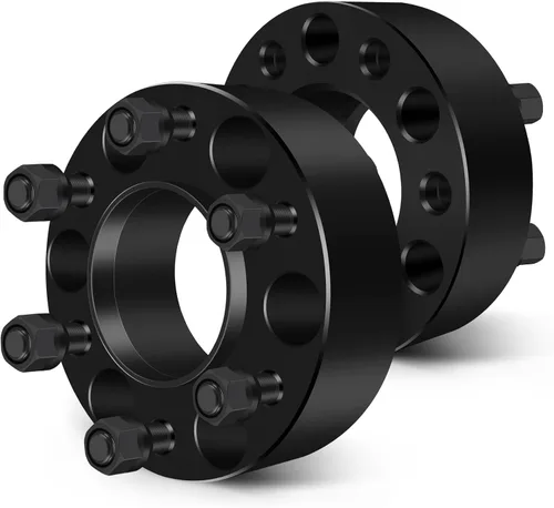 Vista 13 de SCITOO Espaciadores de rueda de 2 pulgadas 5x135 para Ford para F-150 2 piezas Adaptadores de espaciadores de rueda 12x1.5 pernos de 3.4 in HB 5