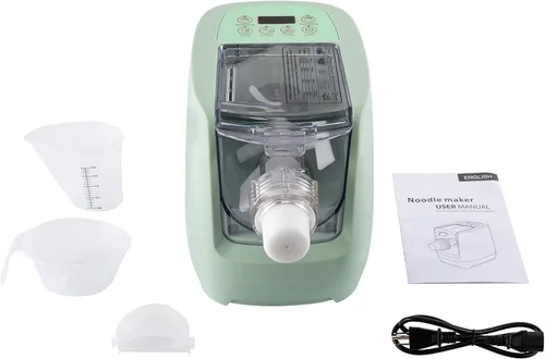 Vista 8 de Máquina eléctrica para hacer pasta, máquina automática para hacer pasta con 13 discos para espaguetis y fettucina y más, máquina para hacer pasta
