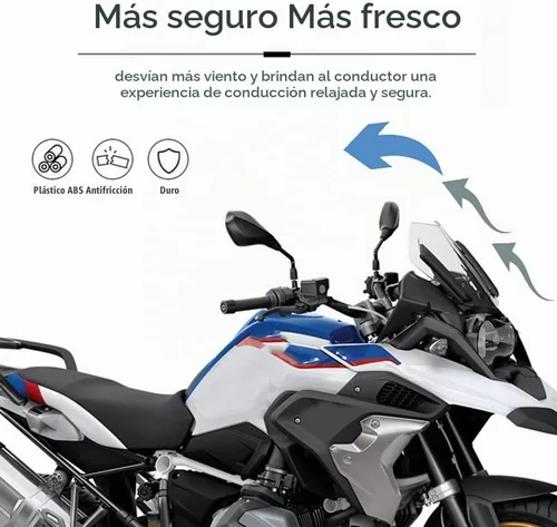 Vista 2 de Parabrisas de motocicleta para BMW R1200GS LC R1250GS ADV parabrisas 2013-2025 protector de deflector de viento protector de pantalla deportiva