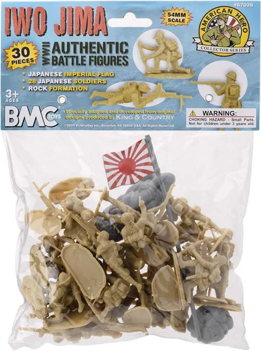 Vista 6 de BMC WW2 Japonés Ejército de Plástico Hombres - 30 Soldados Imperiales de Japón 1:32 Figuras