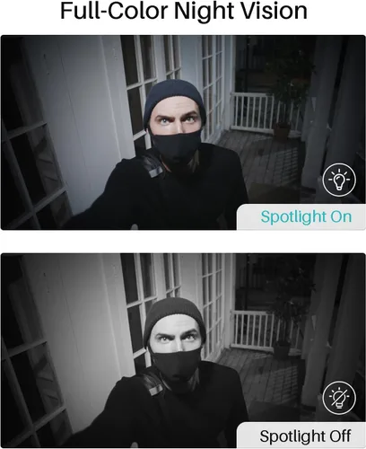 Vista 5 de WUUK Cámara de seguridad para el hogar 3 Cam-kit y cámara de timbre