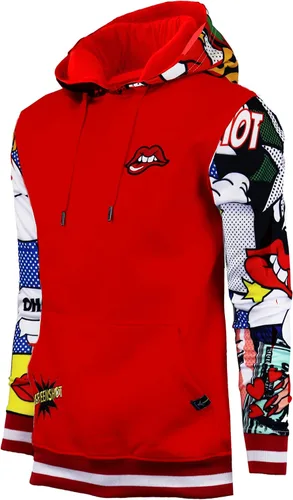Vista 9 de Screenshot - Sudadera con capucha de forro polar para hombre, estilo urbano H11052-H.gris