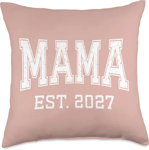 Vista 4 de Mama Est 2027 Custom Mom Personalized Mothers Day Customized Throw Pillow