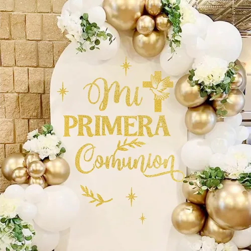 Vista 12 de Colorido cartel de feliz cumpleaños, calcomanías de cumpleaños para telón de fondo, decoraciones de fiesta de cumpleaños para niños, pancarta