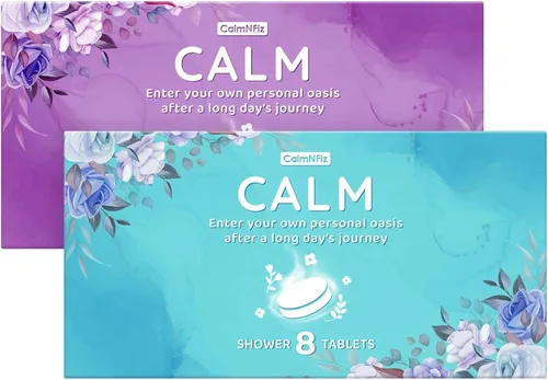 Vista 6 de CalmNFiz Vapores de ducha 8 aromas, bombas de ducha y baño con fragancias orgánicas y naturales para adolescentes y adultos, regalo de cumpleaños