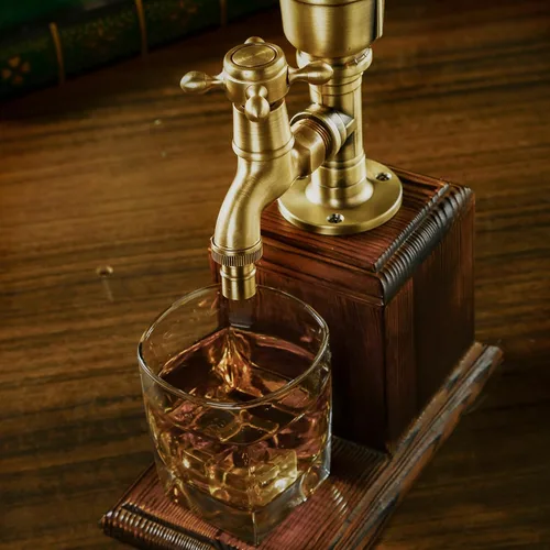 Vista 7 de Dispensador de bebidas Vida Brillante para fiestas, accesorios de bar, regalos para amantes del vino, decoración de cueva de whisky para marido