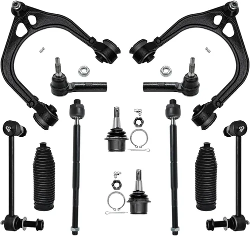 Vista 53 de Detroit Axle - Kit de extremo delantero para Hyundai Sonata XG350 XG300 Kia Optima, 2 brazos de control superiores con juntas de bola, 2 brazos