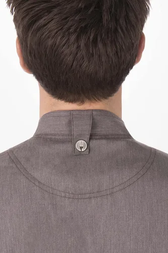 Vista 8 de Chef Works Abrigo de chef Hartford para hombre